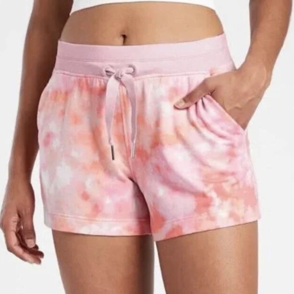 ATHLETA Balance 4” Shortie Shorts - Positive Latitudes Warm- Women’s XL
